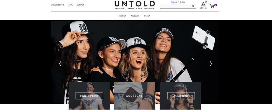 Proiectul Untold Shop
